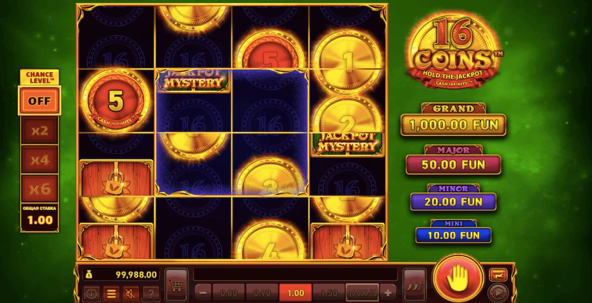 Play in 16 Coins for free now | CasinoArab