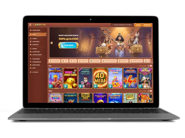 Registering at Cleobetra Casino