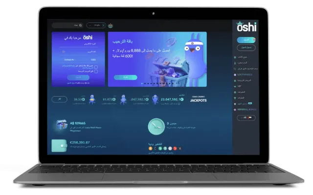 التسجيل في كازينو Oshi