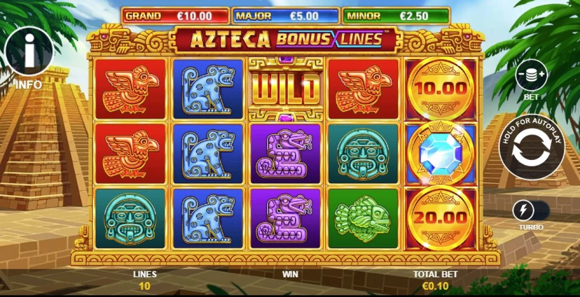 Play in Azteca Bonus Lines for free now | CasinoArab
