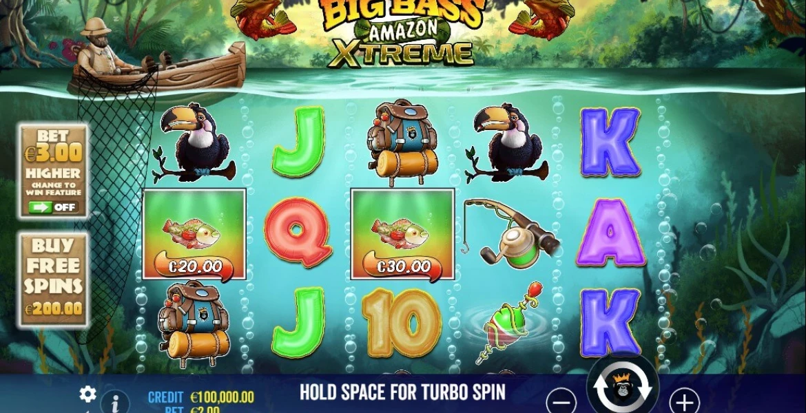 Play in Big Bass Amazon Extreme for free now | CasinoArab