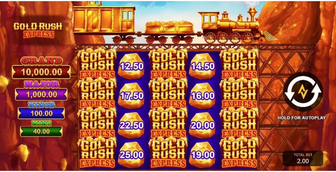 Play in Gold Rush Express for free now | CasinoArab