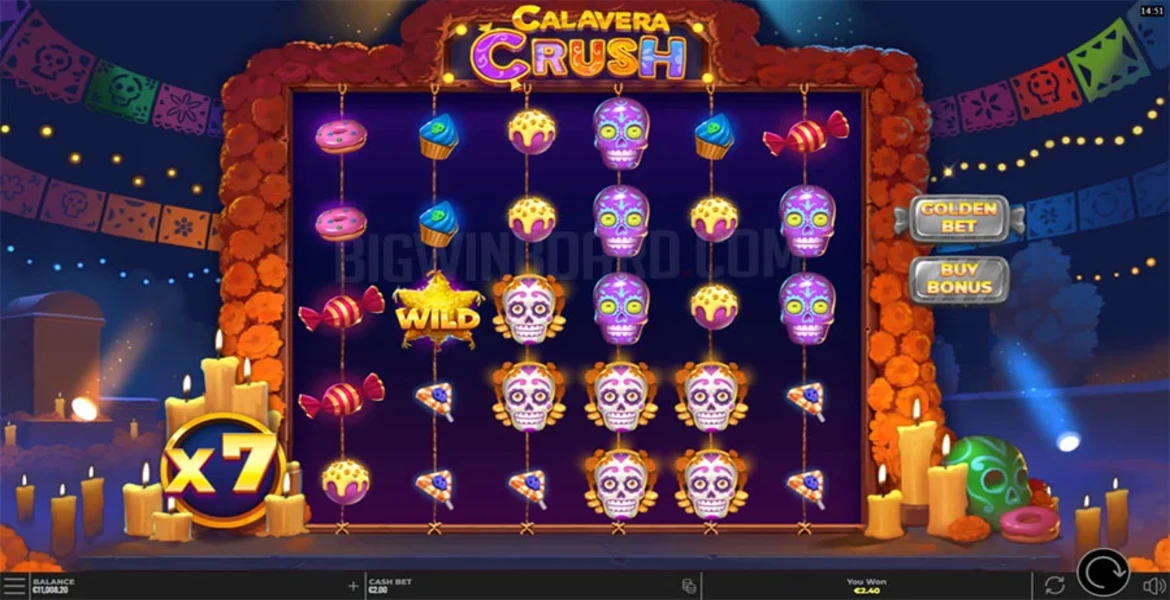 Play in Calavera Crush for free now | CasinoArab