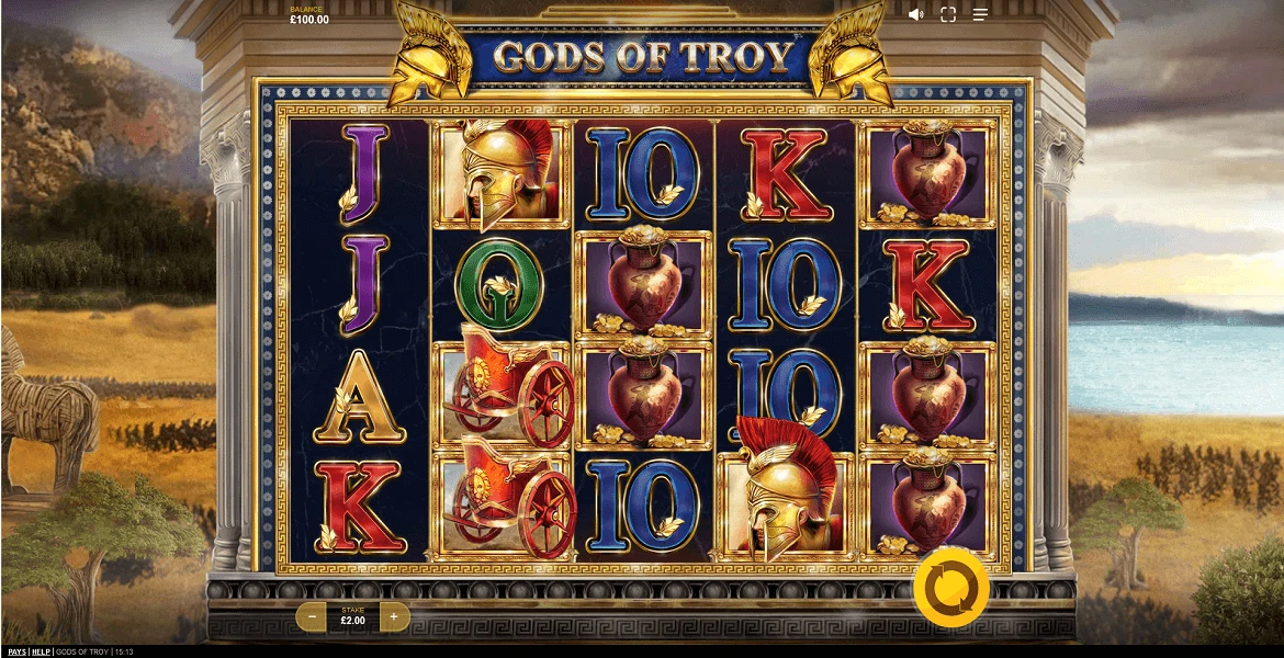 Play in Gods of Troy for free now | CasinoArab