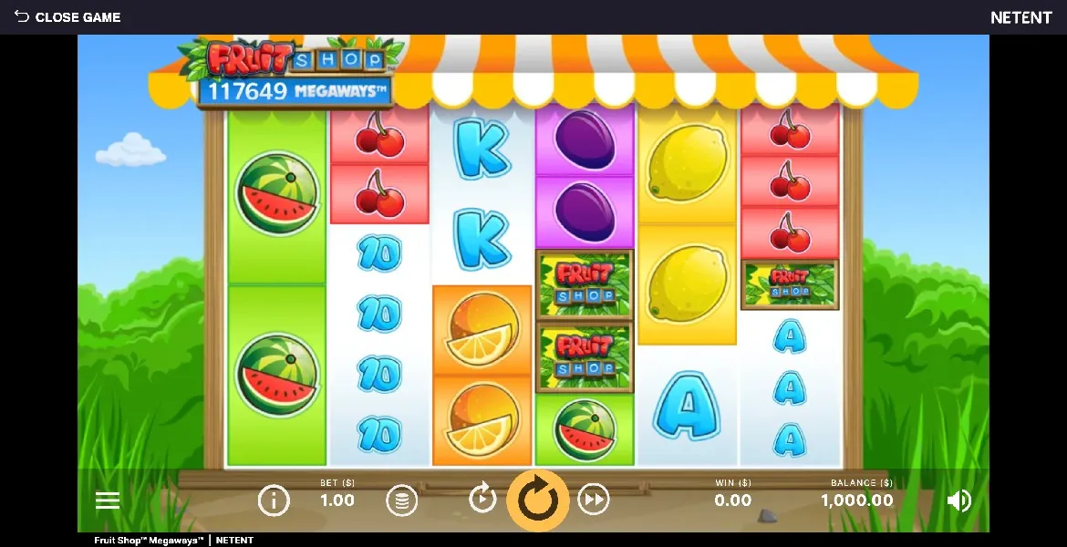 5. فروت شوب ميجاويز (Fruit Shop Megaways)